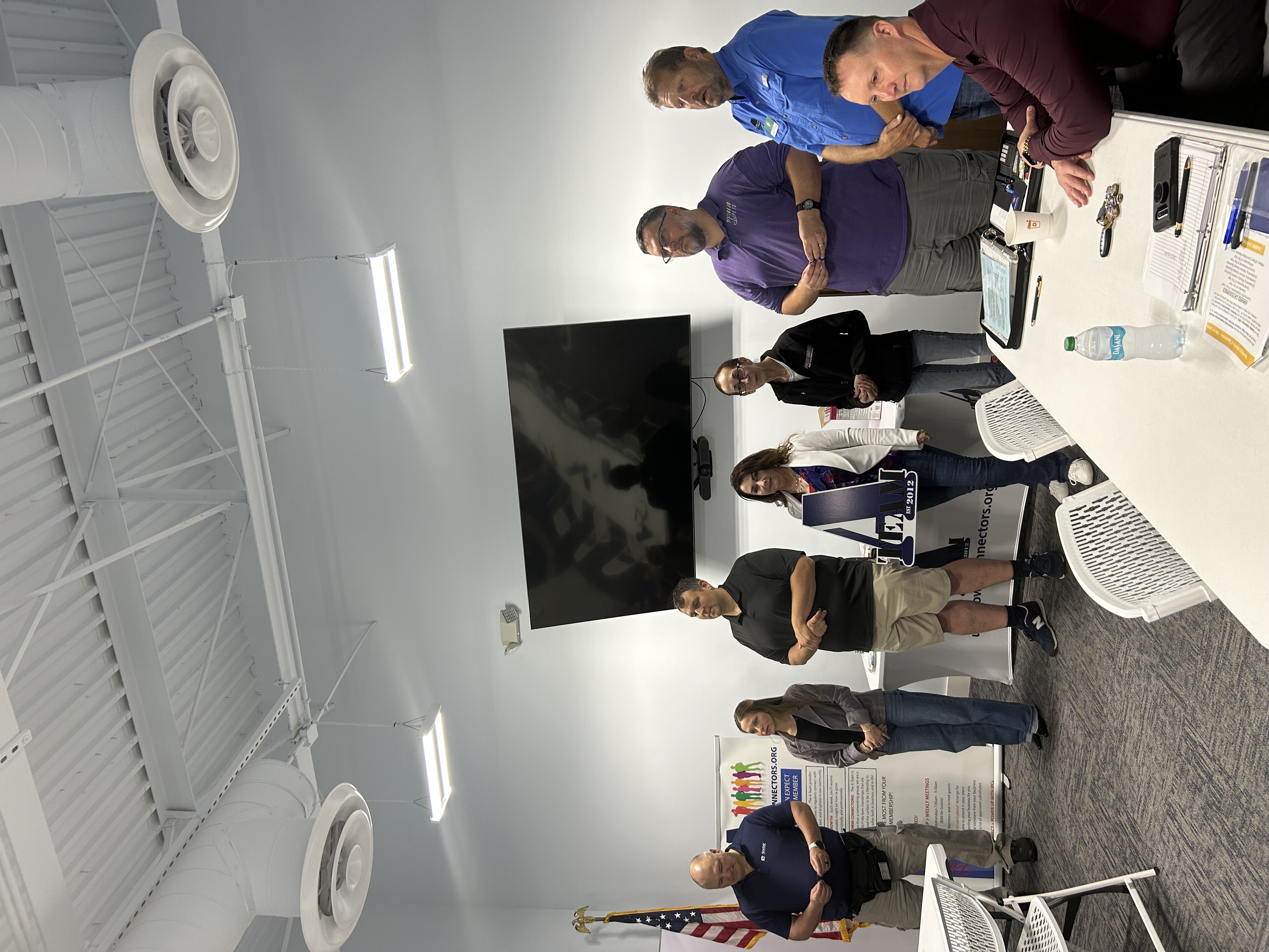 A-Team members at meeting