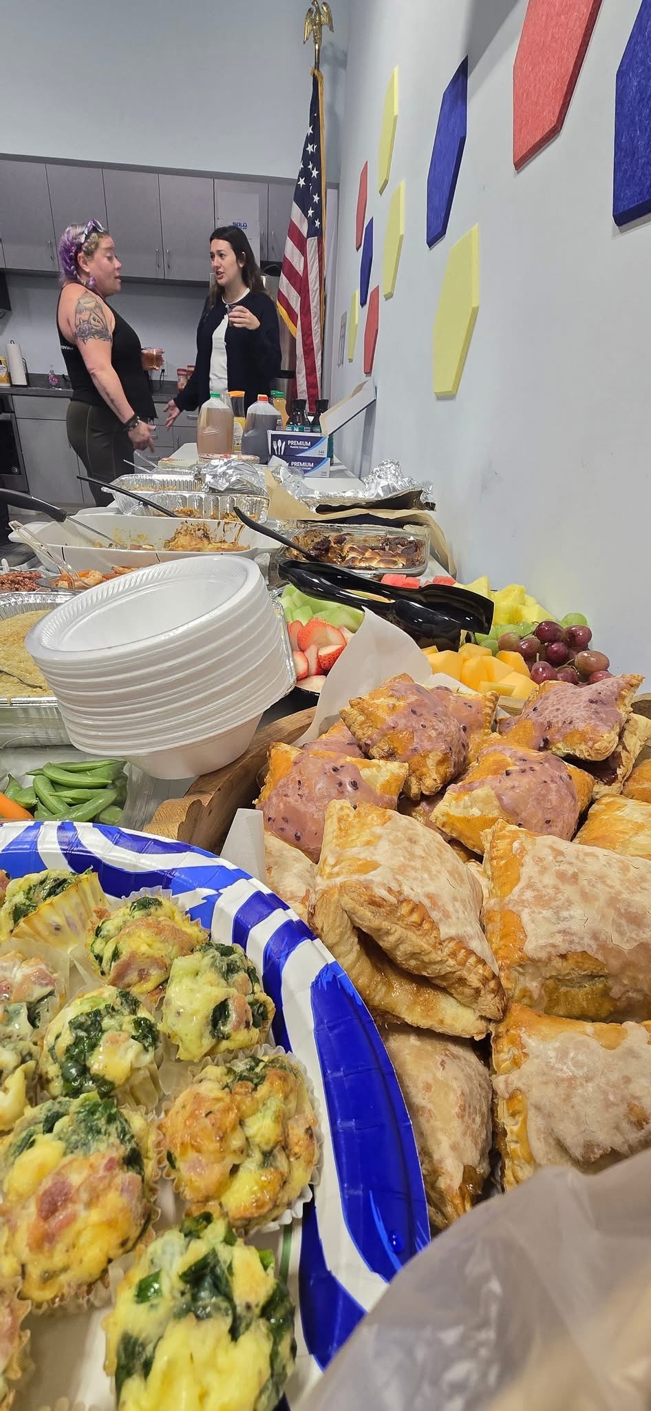 A-Team Luncheon food