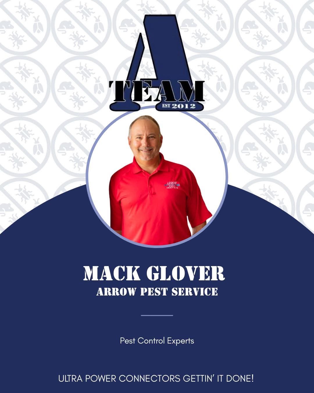 A-Team Member Image, Mack Glover, Arrow Pest Control